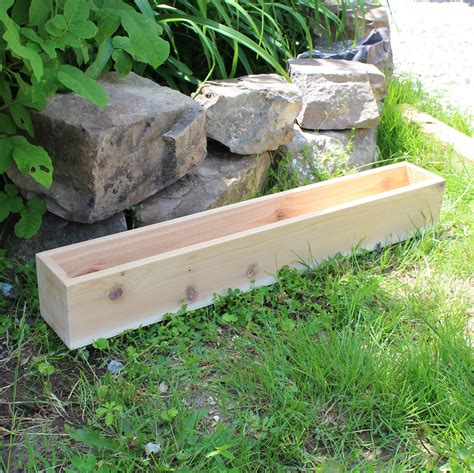 Cedar Wood Planter Box Large Outdoor Planters Wooden Boxes