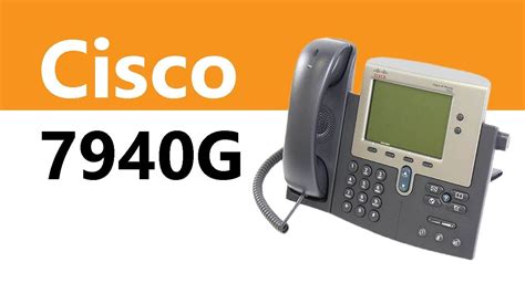 The Cisco 7940G IP Phone - Product Overview - YouTube