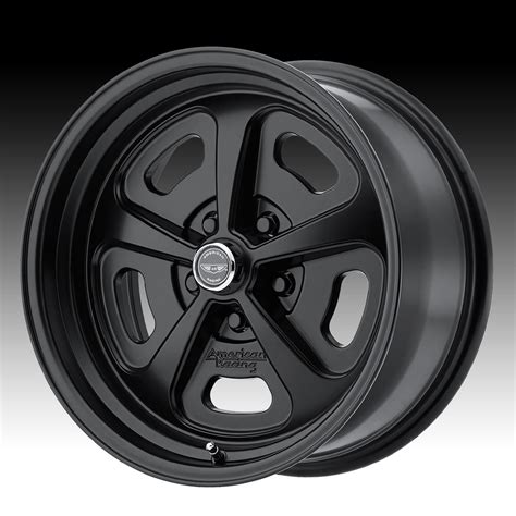 American Racing VN501 500 Mono Cast Satin Black Custom Wheels Rims ...