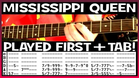 Mountain Mississippi Queen Guitar Chords Lesson & Tab Tutorial + Solo ...