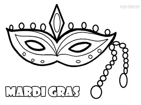 Printable Mardi Gras Coloring Pages For Kids | Cool2bKids