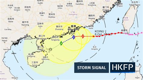 Typhoon Koinu: Observatory issues T3 storm warning, harbourfront 'Night ...