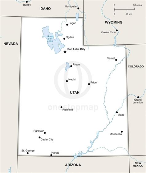 Map Of Utah And Colorado Cities