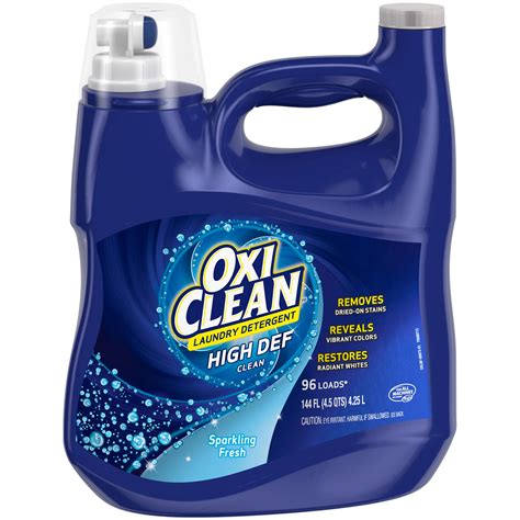 OxiClean Sparkling Fresh HE Liquid Laundry Detergent 96 Loads - Shop ...