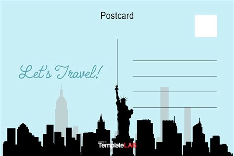 Word Postcard Template Free Download - Printable Templates