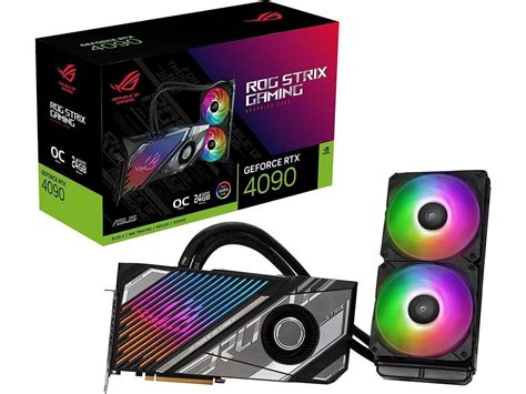 ASUS ROG Strix LC NVIDIA GeForce RTX 4090 OC Edition Gaming Graphics ...