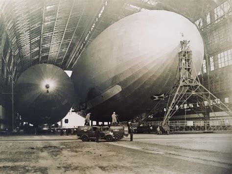 Vintage Airship Zeppelin Blimp Photograph. (1780). | #2023037251