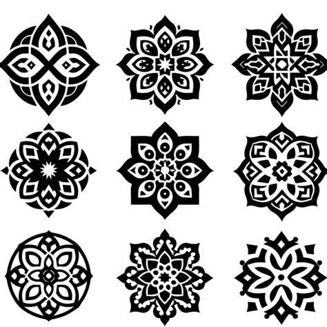 Premium Vector | Ornament arabic simple ornament islamic black and ...