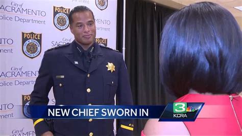 New Sacramento police chief is sworn in during ceremony