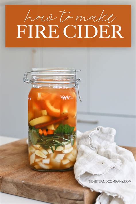 Fire Cider Recipe with Variation Ideas - Tidbits