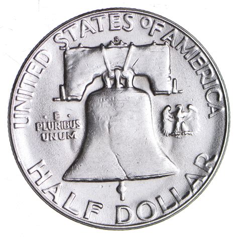 Higher Grade - 1951-S - RARE Franklin Half Dollar 90% SIlver Coin ...