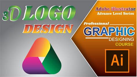 How to Create 3D Logo Design No. 02 in Adobe Illustrator (2023) اردو / हिंदी | Lecture No. 02 ...