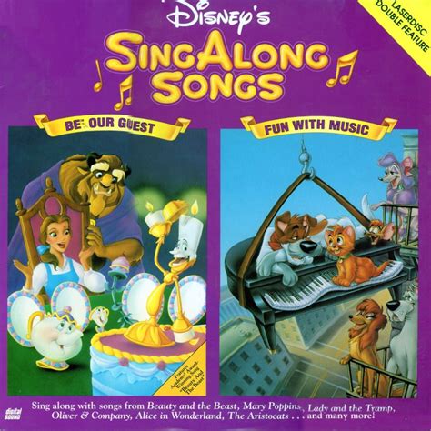 Sing Along Songs: Be Our Guest / Fun With Music - - Disney Laserdisc Database