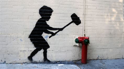 Banksy's NYC street art: Trashed or very quickly treasured - CNN.com