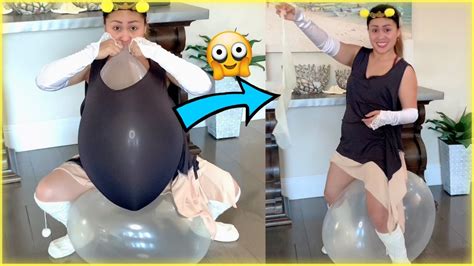 BLOW UP TO POP A BIG BALLOON IN MY SHIRT FOR THE FRIST TIME?! | SIT TO POP - YouTube