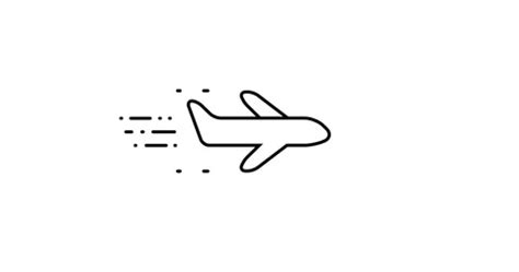 line art animation, Plane flying in air,... | Stock Video | Pond5