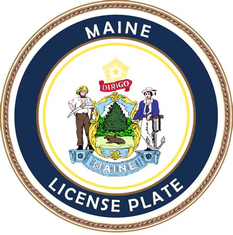 Maine License Plates Types