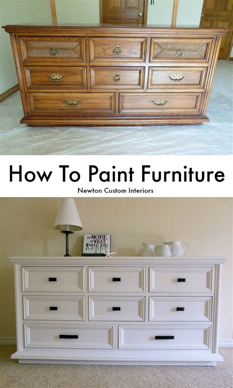 How To Paint Furniture - Newton Custom Interiors