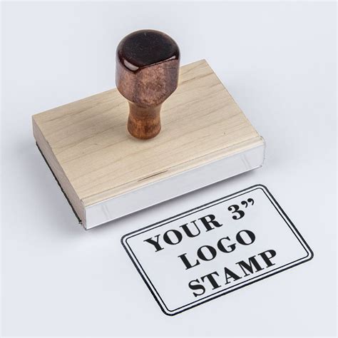 Custom 3 Inch Logo Stamp - Simply Stamps