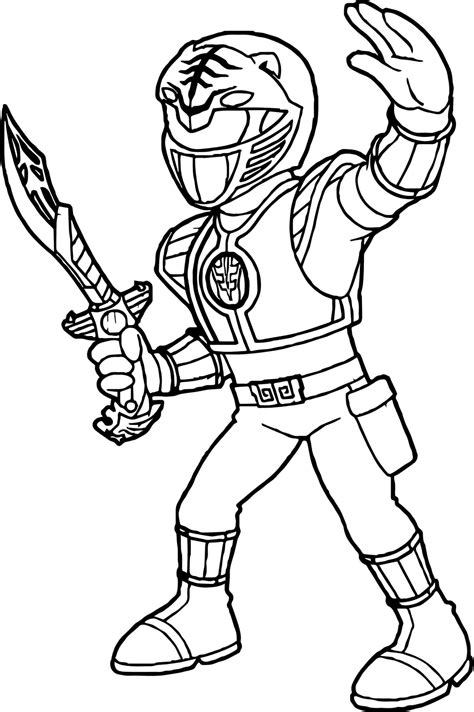 Power Rangers Coloring Pages - Free Coloring Pages Printables