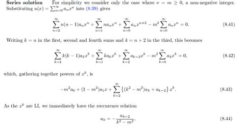 Bessel Equation and Bessel fuctions