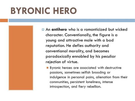 Pin by Emily Suzannet on Byronic Hero | Byronic hero, Essay, Vocabulary