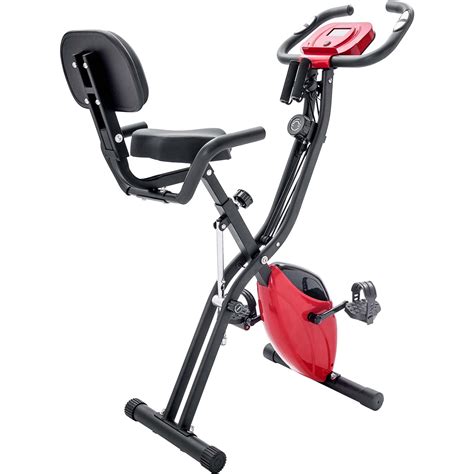 Indoor Fitness Upright Exercise Bike, SEGMART Foldable Cycling X-Bike ...