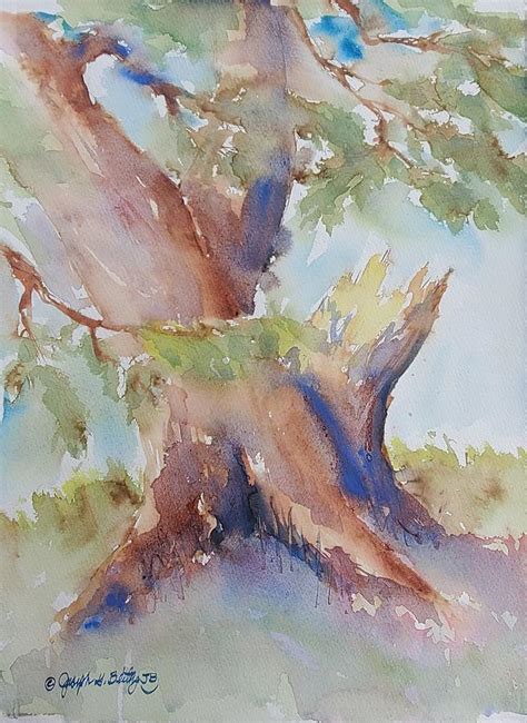 Old Oak Tree Painting by Joe Beitey - Fine Art America