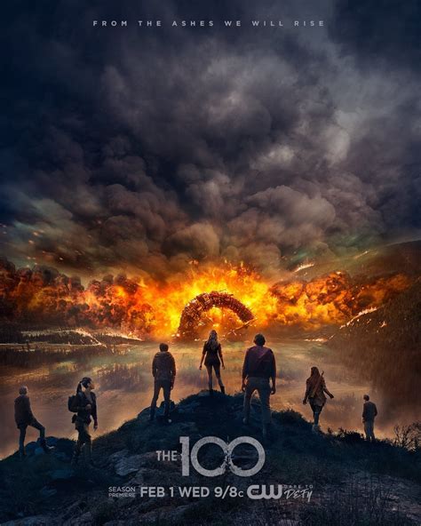 Who is on 'The 100' Season 4 Poster besides Clarke, Bellamy, and Raven?