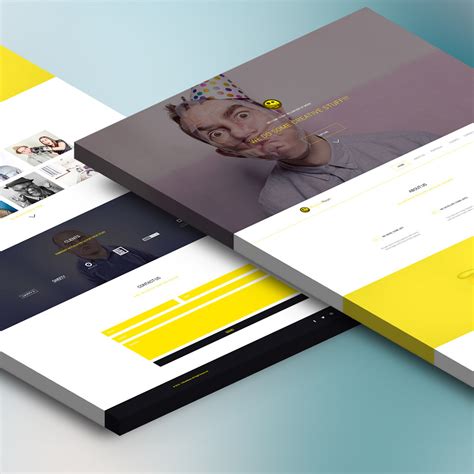 Design Agency Website Landing Page Free PSD – Download PSD