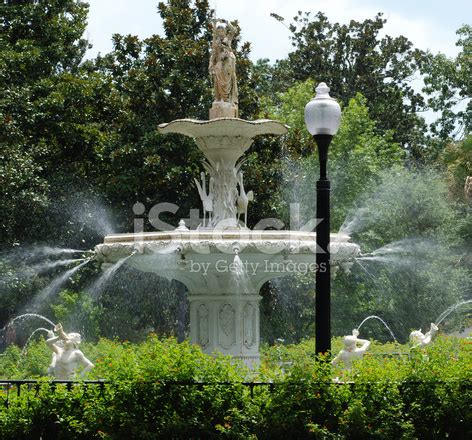 Famous Forsyth Park Fountain Stock Photo | Royalty-Free | FreeImages