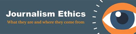 Journalism Ethics - What they are and where they come from