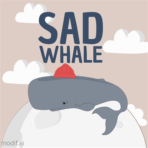 Whale Children's Book Cover Template - Mediamodifier