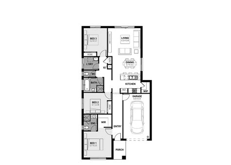 Terrace | 3 Bedroom, 2 Bathroom Home Design | View Plans & More