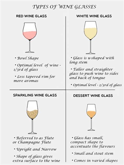 Different shapes of wine glass | Wine, Wine infographic, Different ...