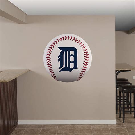 Detroit Tigers Baseball Logo Wall Decal | Shop Fathead® for Detroit ...