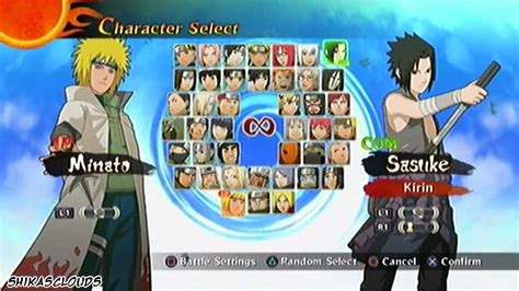 Naruto Shippuden Ultimate Ninja Storm 2 - All Characters Unlocked - YouTube