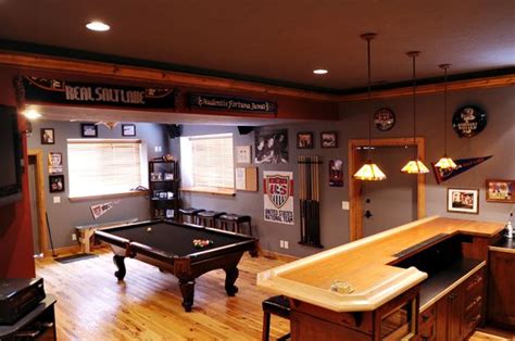 Basement room ideas - game room and bar. | Game room basement, Game room furniture, Attic rooms