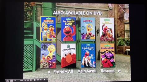 Sesame Street: Let’s Make Music 2003 DVD Menu Walkthrough - YouTube