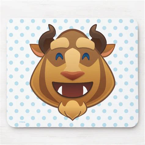 Beauty and the Beast Emoji | Beast Mouse Pad | Zazzle