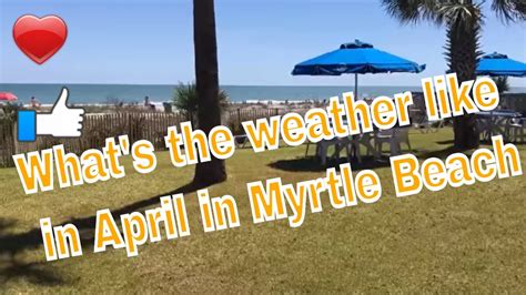 Myrtle Beach Weather In April 2024 - Ally Lulita