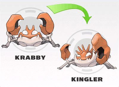 Krabby evolution | Pokemon firered, Pikachu art, Cute pokemon