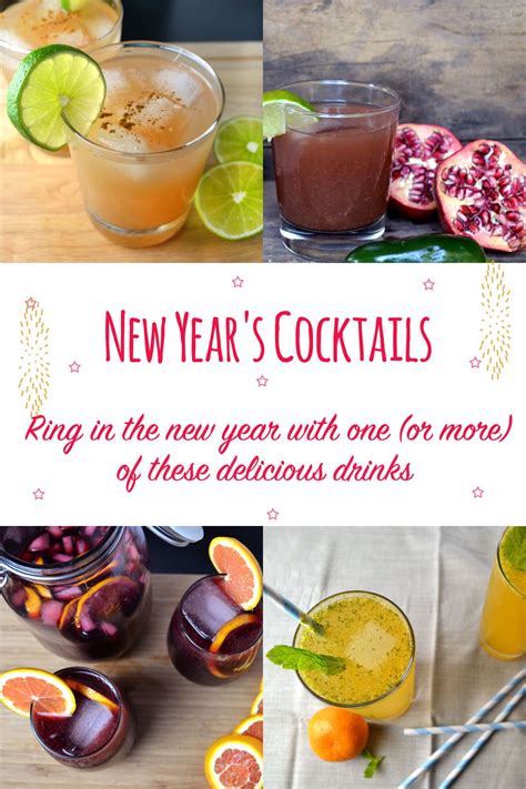 New Year's Cocktails | New years cocktails, Alcholic drinks recipes ...