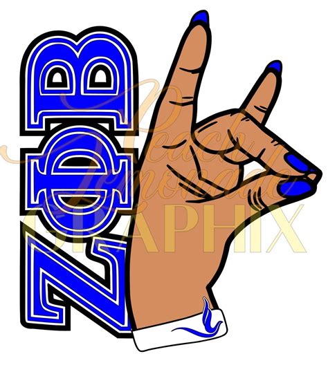 ZETA PHI BETA Hand Sign | Etsy