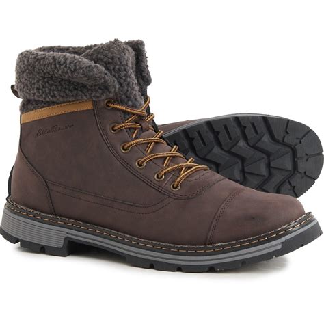 Eddie Bauer Oakridge Fleece-lined Winter Boots in Brown for Men | Lyst