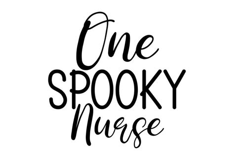 One Spooky Nurse SVG Cut File - Buy t-shirt designs