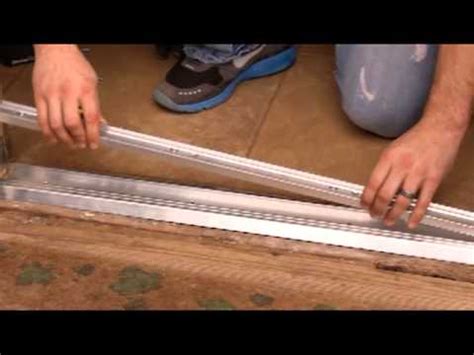 How to Install an Adjustable Door Threshold - YouTube