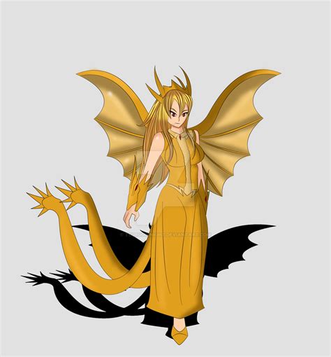 King Ghidorah Kaiju Girl Full Body Design by TSURUGIKNIGHT on DeviantArt