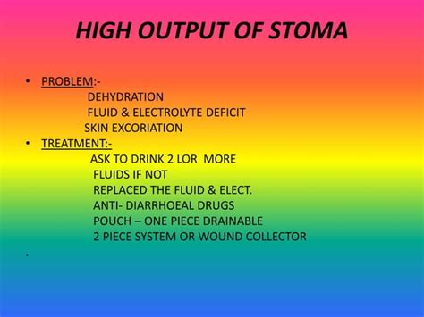 Most common ileostomy complications