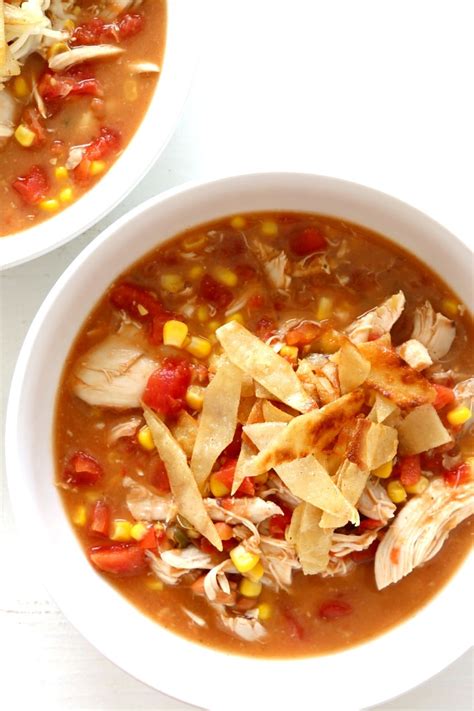 Chicken Tortilla Soup, Easy Creamy Authentic Tortilla Soup - Momdot.com